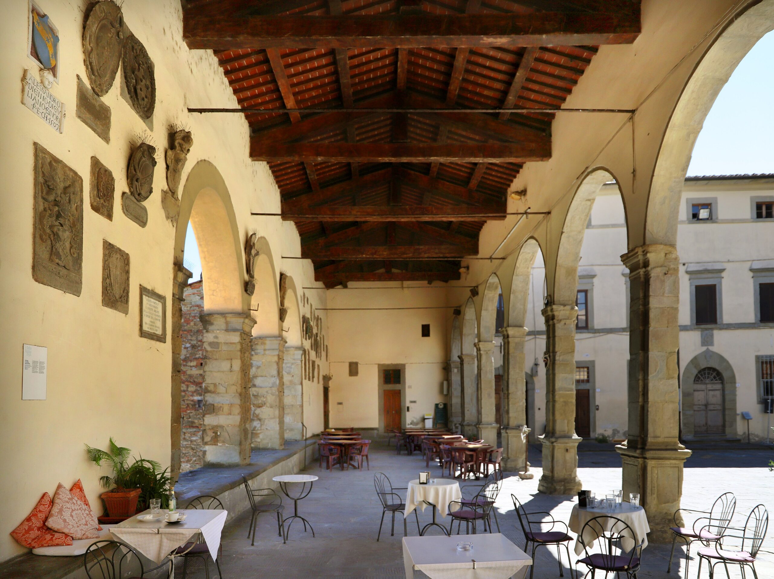 The Loggiato Vasariano in Castiglion Fiorentino